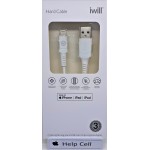 Hard Cable iwill - Cabo MFi Lightning para USB - cód. 10117